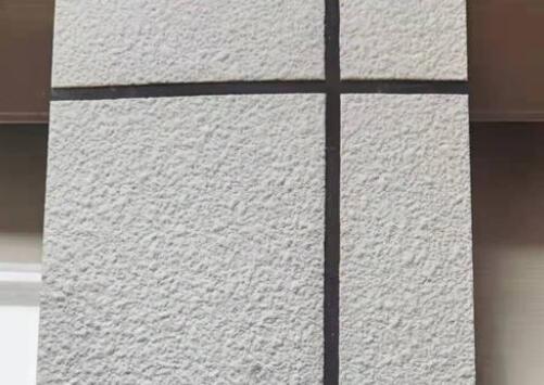 外墙保温一体板施工的重点：点框法